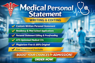 create medical personal statement