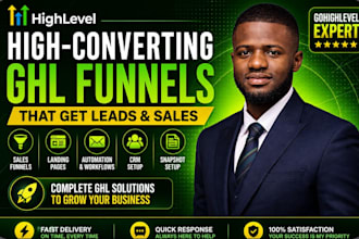 setup gohighlevel automation highlevel landing page funnel gohighlevel  website
