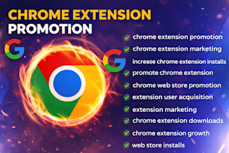 increase chrome extension downloads and web store promotion organically