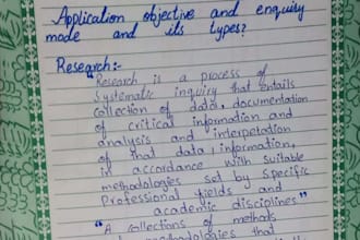 do assignment work in good handwriting