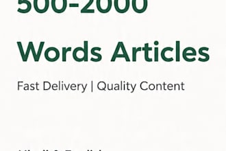 write engaging content and articles