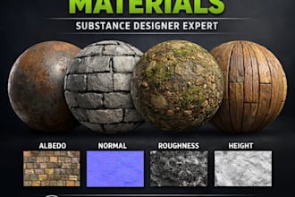 create seamless pbr and tileable texture in substance designer for unreal engine
