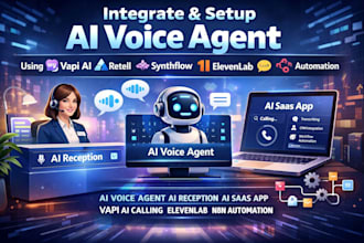 integrate setup ai voice agent using vapi ai retell  synthflow elevenlab claude