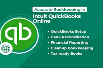 set up catch up and clean up expert quickbooks  qbo bank reconciliation reportin