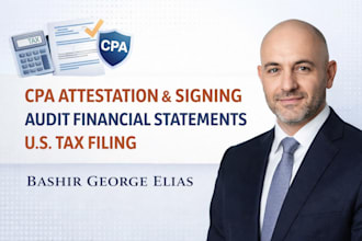provide CPA attestation, CPA signature, audit financial statements