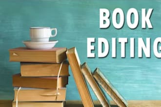 developmental book editor and proofread fiction novel, book formatting,