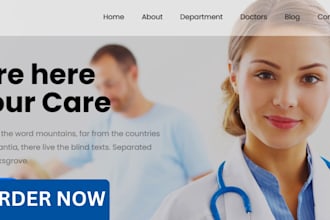 create wix physiotherapy website rehab service website health clinic website