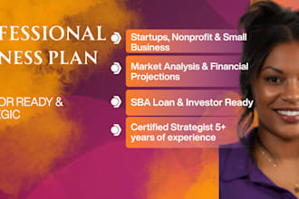 create an sba ready business plan for your startup