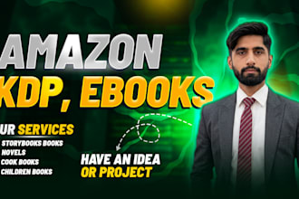 do KDP ebook children book and novel design