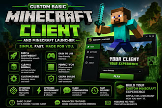 create a basic minecraft client with launcher