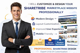 customize and design your sharetribe marketplace website professionally