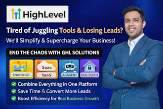 setup your ghl saas ghl ai agent ghl automation ghl real estate ghl snaphots
