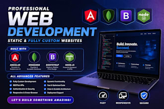 build custom angular web apps