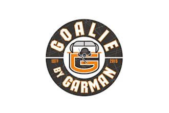 design international pro hockey goalie school logo