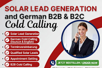 generate solar roofing leads with german cold calling and appointment setting