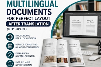 do multilingual dtp in indesign and word