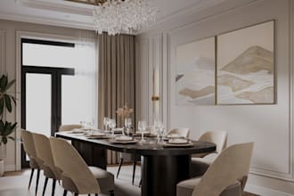 create photorealistic 3d architectural interior visualizations