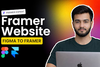 do a framer website, figma to framer and framer animation