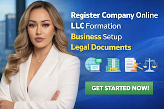 register company online llc formation business setup legal documents