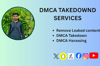 remove copyright, defamation, and harmful content with dmca