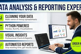 deliver expert python data analysis and executive reporting