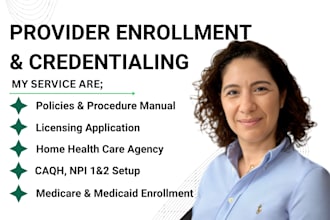 do medicaid medicare enrollment, npi caqh and credentilaing