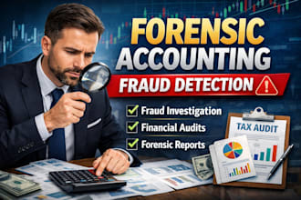 do forensic accounting, financial audit, fraud detection, forensic report, tax