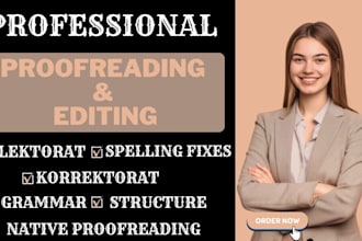 professionally proofread and edit your german text