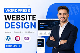 create clean and responsive wordpress website