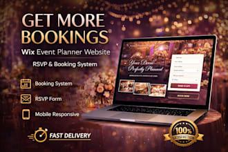 design wix event planner website interior home decor website service website