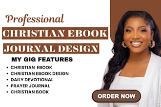 christian ebook  design , daily devotional, prayer journal,  christian book