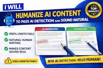 humanize ai content to pass ai detection and sound natural