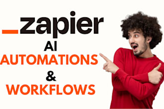 make zapier automations and ai workflows