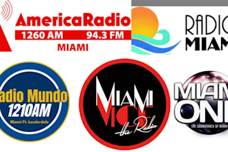 get your music to play, broadcast, and promote on miami, florida radio