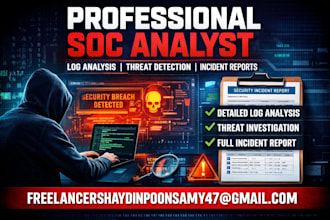 analyze incidents and give report feedbacks