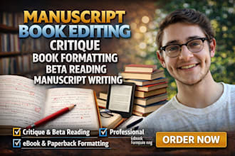 manuscript book editing critique book formatting beta reading manuscript writing