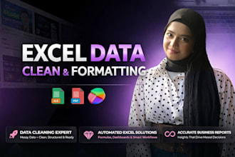 clean, format and organize your excel data for accurate reports and dashboards