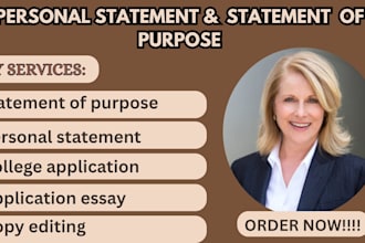 professionally draft a compelling personal statement law school medical school