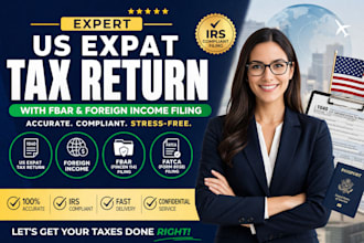 do US expat tax filing with fbar, fatca and foreign income taxes