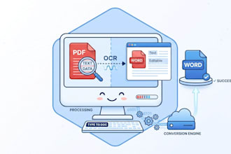 do accurate copy typing from PDF image and handwritten notes