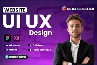 do unique website ui ux design or landing page in figma