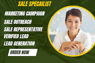be your high ticket sales closer sales rep sales agent b2b sales leads