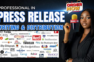 do press release writing and press release distribution