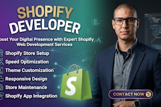 build a custom shopify store with API integration and automation