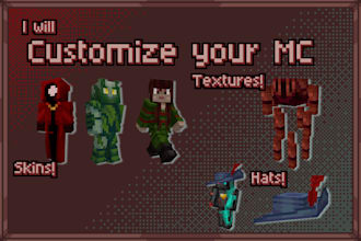 create any minecraft assets you need