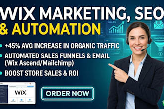 do wix marketing SEO optimization wix email marketing and boost ecommerce sale