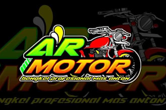 design modern automotive logo for car dealer, garage, racing or auto repair shop