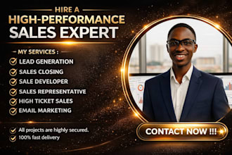 do sales closer b2b sales representative sdr 8 figure high ticket sales expert