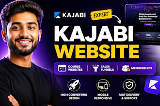 create kajabi landing page for course or membership site