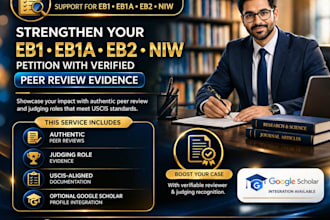 fulfill peer review and judging criteria for eb1, eb1a, eb2 or niw petitions